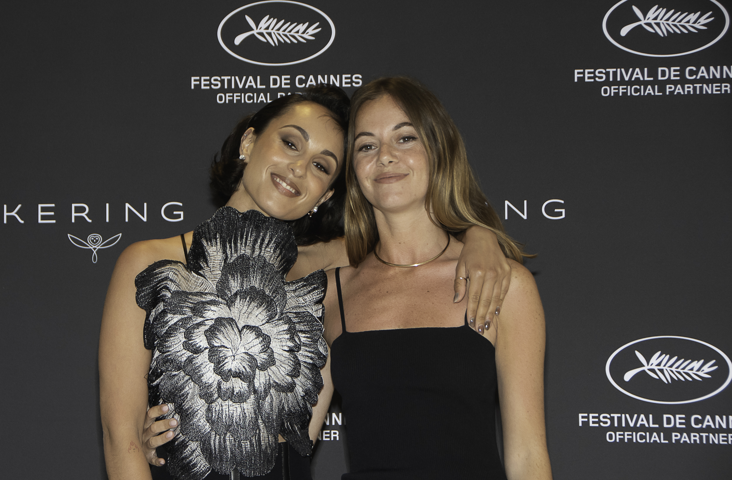 — france cannes cinema cannes international film festival 79th cannes international film festival 20 05 2026 kering women in motion photocall barbara pravi and enya baroux